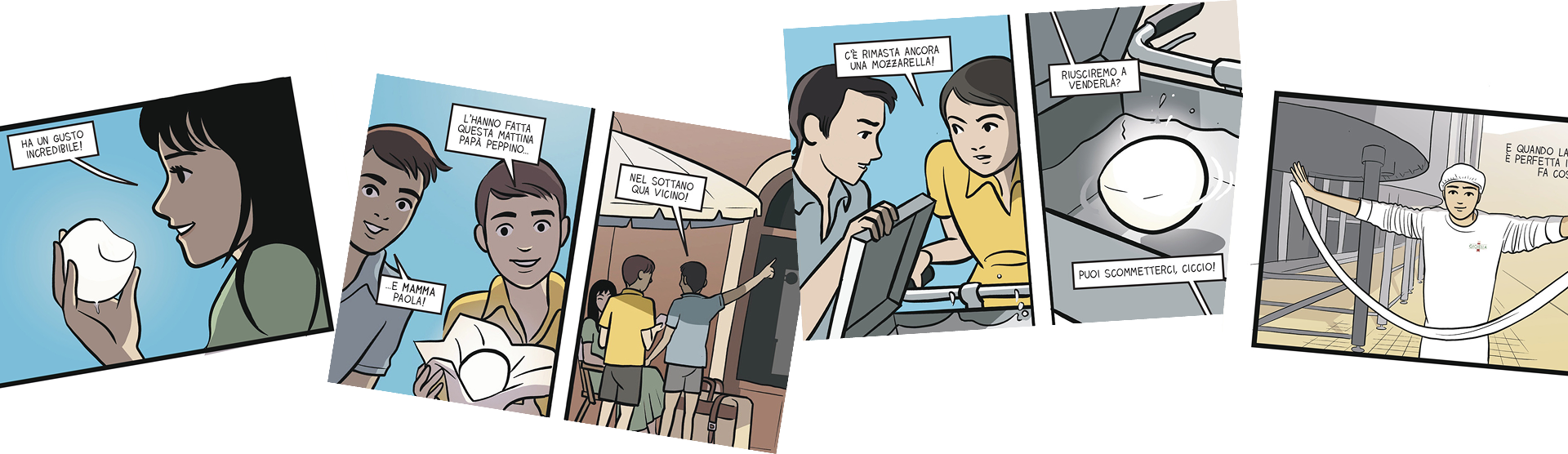 Striscia del fumetto Nel sogno di Gioia
